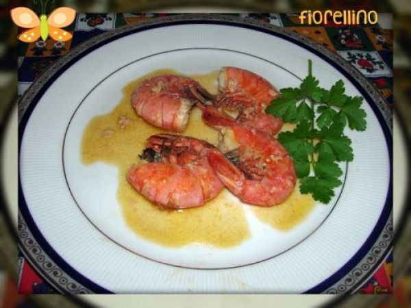 Ricetta Gamberi al brandy