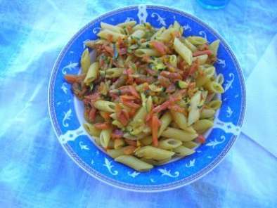 Ricetta Pennette zucchine, carote e zafferano