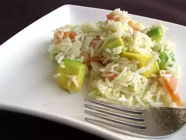 Ricetta Riso basmati con avocado e salmone