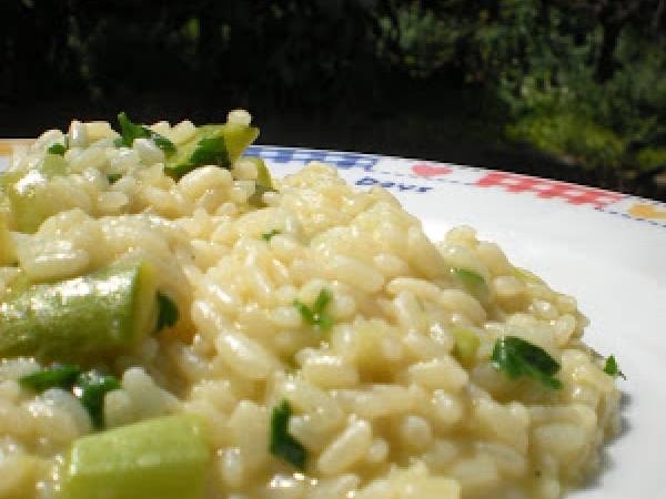 Ricetta Risotto con cipolla e zucchine