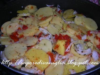 Ricetta o ruot' e patan (tegame di patate)