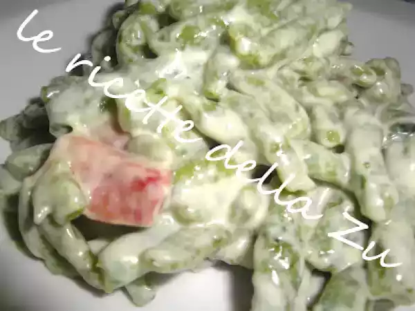 Ricetta Spatzle con panna, zola e speck