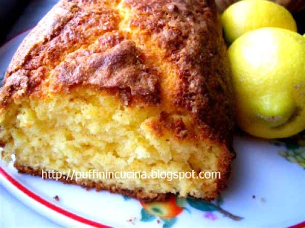 Ricetta ...plum-cake con yogurt al limone....