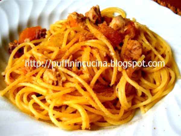 Ricetta Spaghetti tonno e sgombro....da cotto e pubblicato...