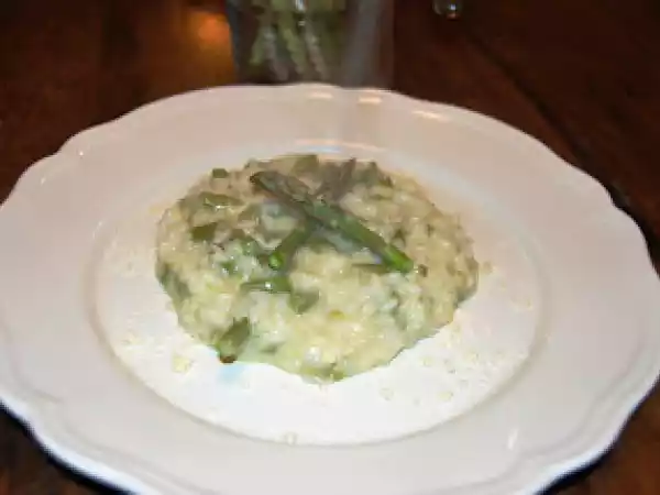 Ricetta Risotto agli asparagi mantecato alla robiola