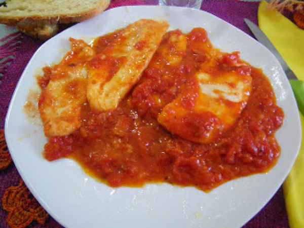 Ricetta Scaloppine di pollo all'origano e frittata al pomodoro