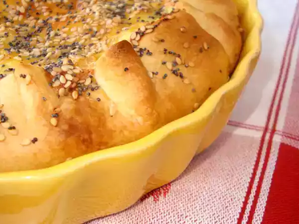 Ricetta Torta salata con ricotta, prosciutto e funghi