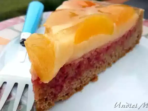 Ricetta Torta al cacao con crema pasticcera e albicocche