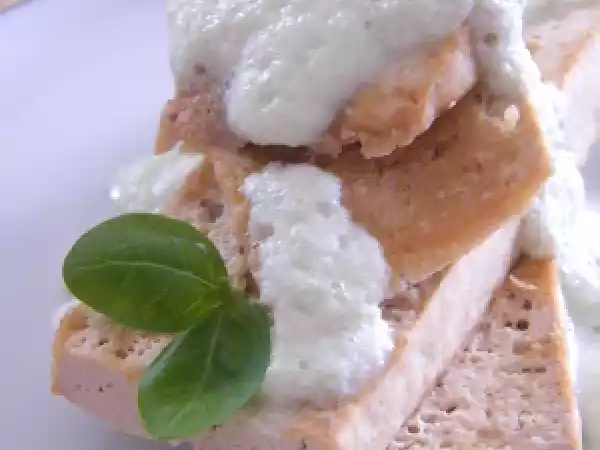Ricetta Tofu alla piastra con mousse di finocchio:)