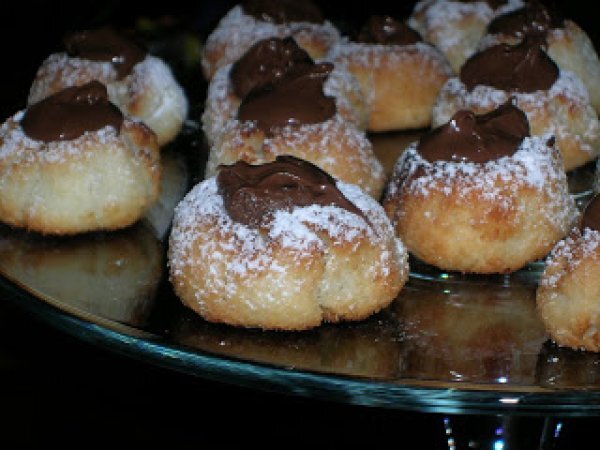 Ricetta Dolcetti al cocco e nutella - coconut and nutella biscuits