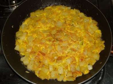Ricetta Frittata patate e fiori di zucca