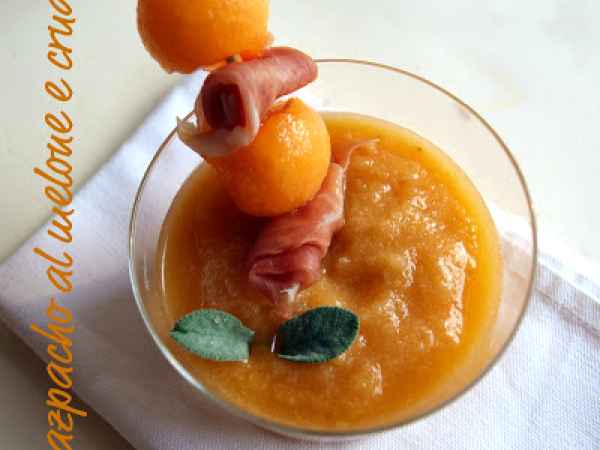 Ricetta Gazpacho al melone e crudo