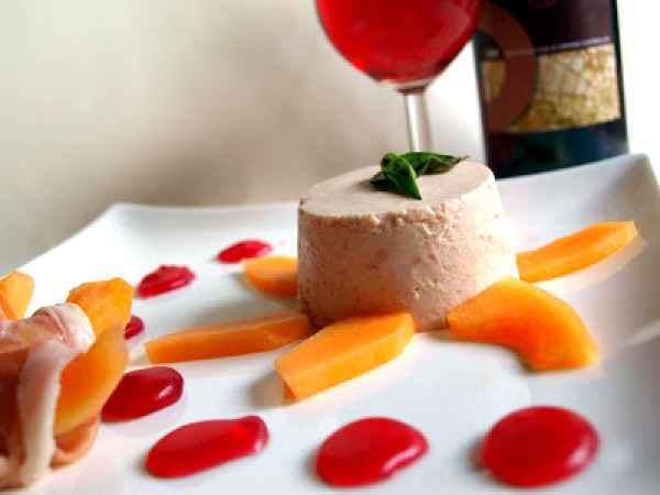 Ricetta Mousse di crudo & melone