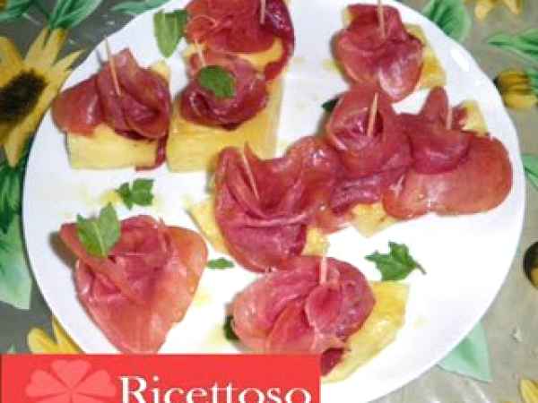 Ricetta Ananas e prosciutto crudo