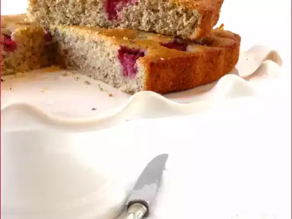 Ricetta Torta ai lamponi, grano saraceno & yogurt