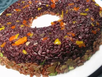 Ricetta Anello di riso bicolore alle verdure