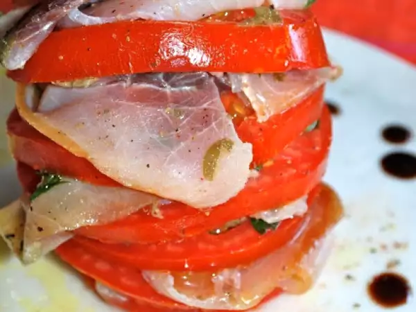 Ricetta Millefoglie di pomodoro e pesce spada