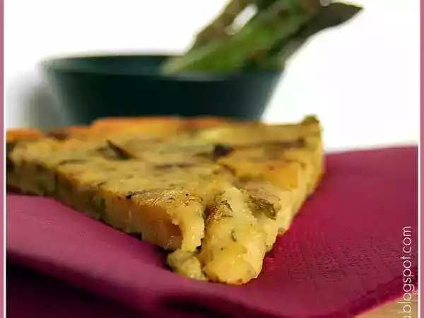 Ricetta Farinata con asparagi e prezzemolo
