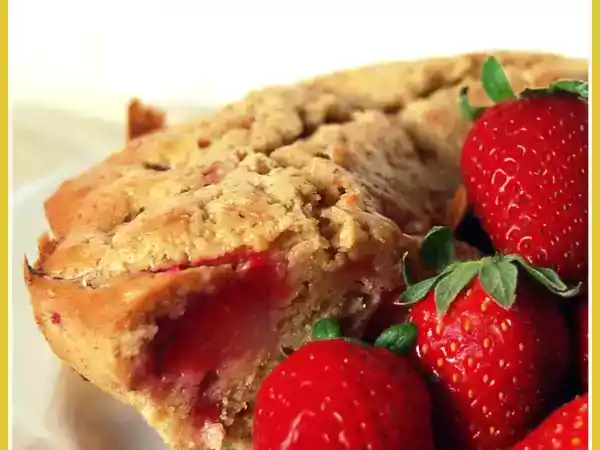 Ricetta Ciambella con fragole, yogurt e avena