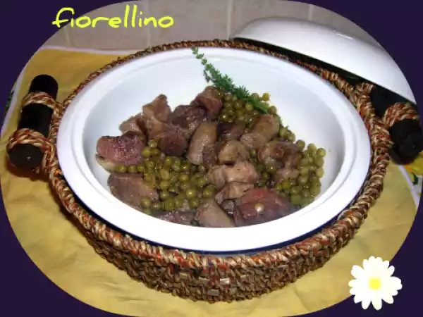 Ricetta Spezzatino di maiale con piselli