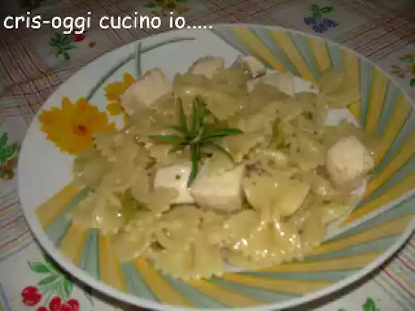 Ricetta Farfalle con pesce spada e peperoncini dolci