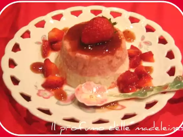 Ricetta Panna cotta bicolore alle fragole