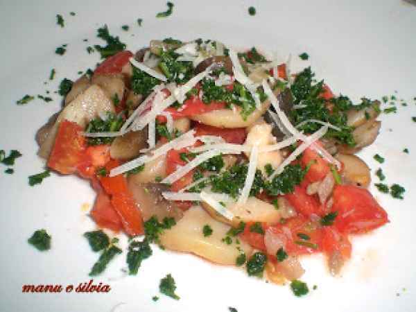 Ricetta Funghi e pomodori al crisp