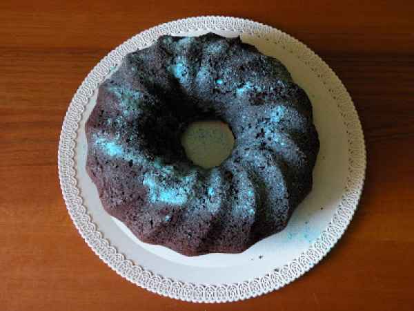 Ricetta Ciambellone ai lamponi con...niente!