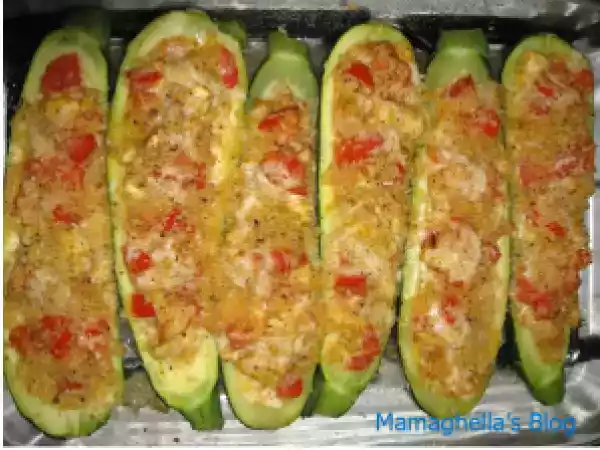 Ricetta Zucchine ripiene con ricotta e pancetta