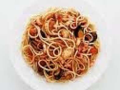Ricetta Spaghetti con pesce spada affumicato e pomodori secchi
