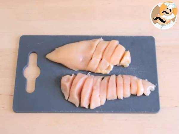 Wrap di pollo - Preparazione tappa 1