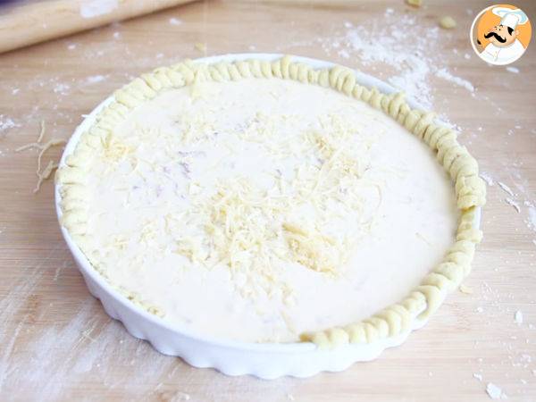 Quiche Lorraine ricetta passo a passo - Preparazione tappa 5