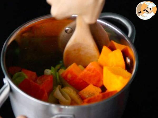 Vellutata di Zucca con patate - Preparazione tappa 3