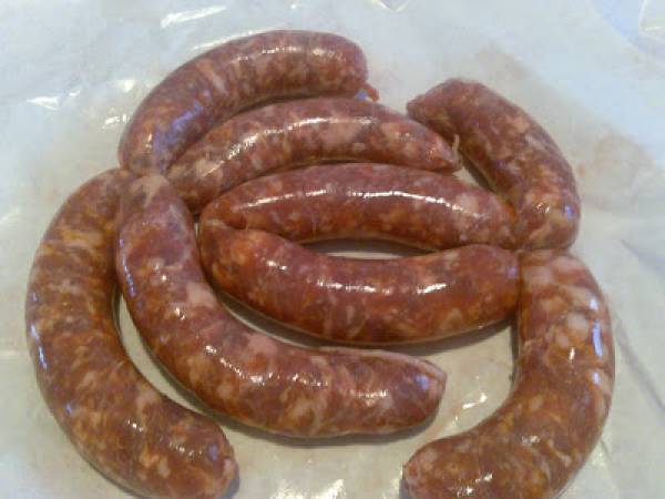 Cardi con salsiccia di maiale - Preparazione tappa 1