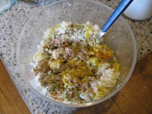 POLPETTONE CON L'AVANZO DI CARNE BOLLITA - Preparazione tappa 1