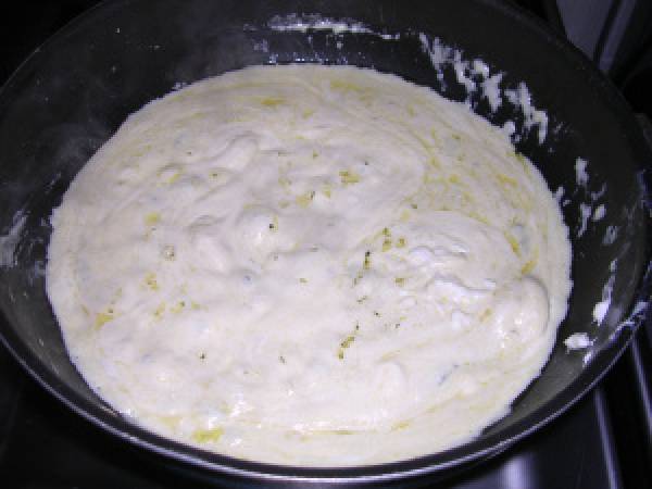 Gnocchetti in salsa di gorgonzola e spinaci - Preparazione tappa 3