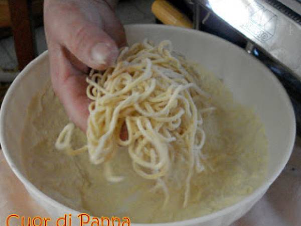 Spaghetti freschi al ragù di capretto - Preparazione tappa 3
