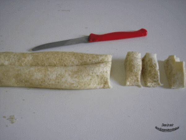 Piacere senza peccato: i ventaglini di pasta sfoglia - Preparazione tappa 6