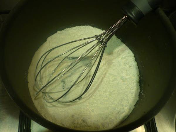 MATTONELLA DI PANETTONE AI DUE BUDINI - Preparazione tappa 1
