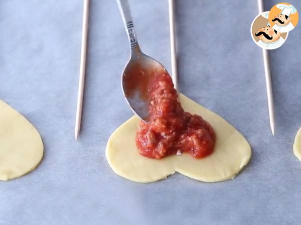 Pie Pops a forma di cuore - Preparazione tappa 3