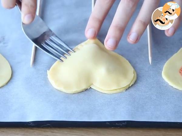 Pie Pops a forma di cuore - Preparazione tappa 5