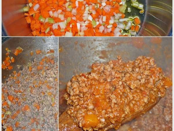 Lasagne alla bolognese - Preparazione tappa 1