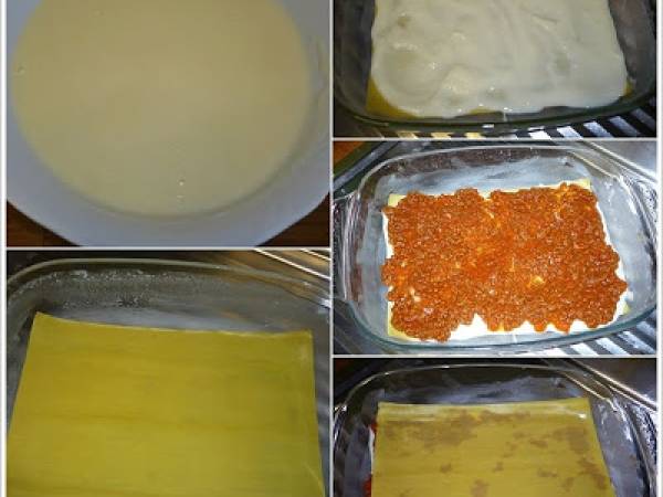 Lasagne alla bolognese - Preparazione tappa 3