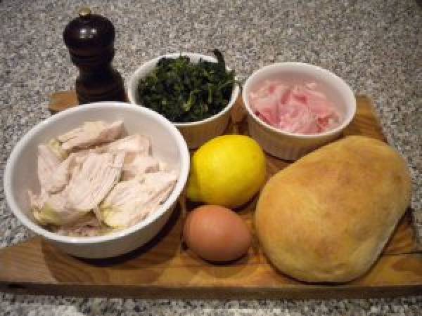 Polpette di pollo e spinaci al limone - Preparazione tappa 1