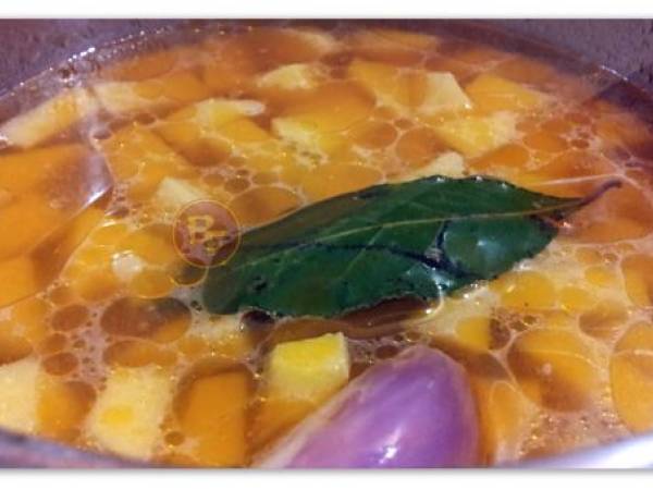 Baccalà in umido con patate - Preparazione tappa 1