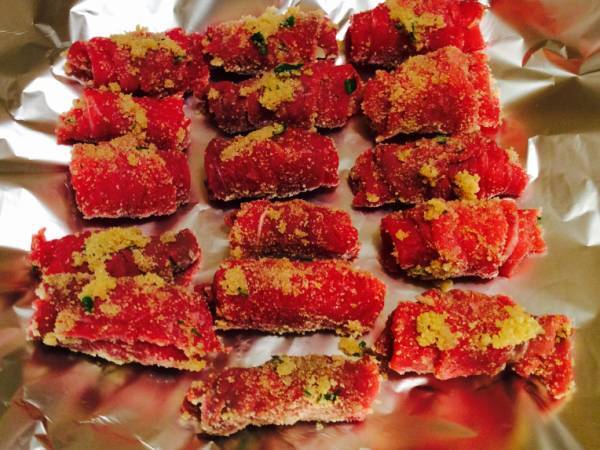 Involtini alla messinese - Preparazione tappa 3