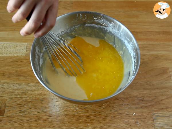 Madeleine con base al cioccolato - Preparazione tappa 4