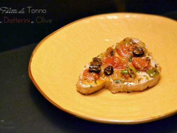 FILETTI DI TONNO CON DATTERINI E OLIVE - Preparazione tappa 8