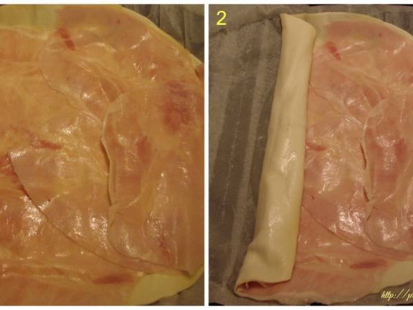 Girelle al Prosciutto Cotto - Preparazione tappa 1