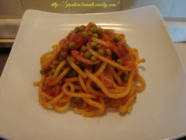 Pici con Pancetta e Piselli - Preparazione tappa 2